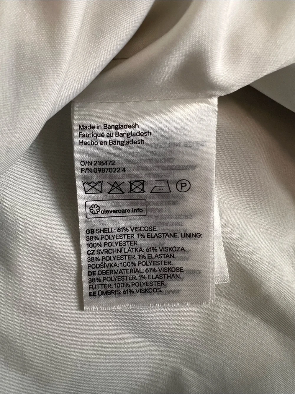 H&M structured single